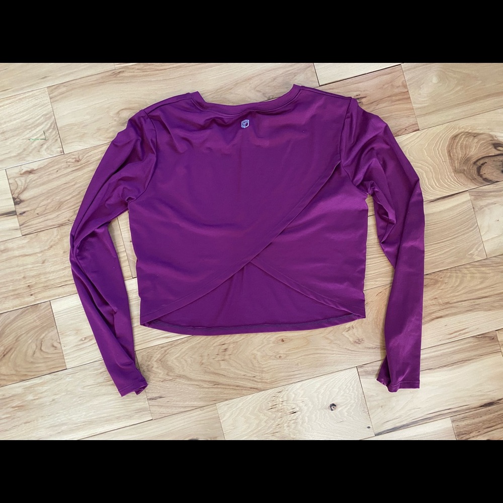 BP purple crop top, M